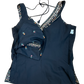 UK 12 / 38" - Black - Designer Ladies Medium Length Top Palazzo Trousers Suit - UK Stock - 2/3 days delivery - VMK Zilmil RY