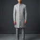 Silver Grey - Mens Double Layered Sherwani / Indo-Western - Fantastic Value - KCS6625 06TT26