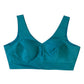 Turquoise Blue - Silky Saree blouse with cups,  Sleeveless - 38" - UK Stock - Quick Delivery - RNK - R722A-KY