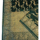 Bottle Green - Traditional Handloom Banarasi Sari / Saree - with Blouse Piece - SN2404 11VC24
