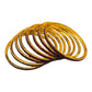 Maroon - Set of 8 Stone Bangles -  M to XXL - HAN2601 07Ka26