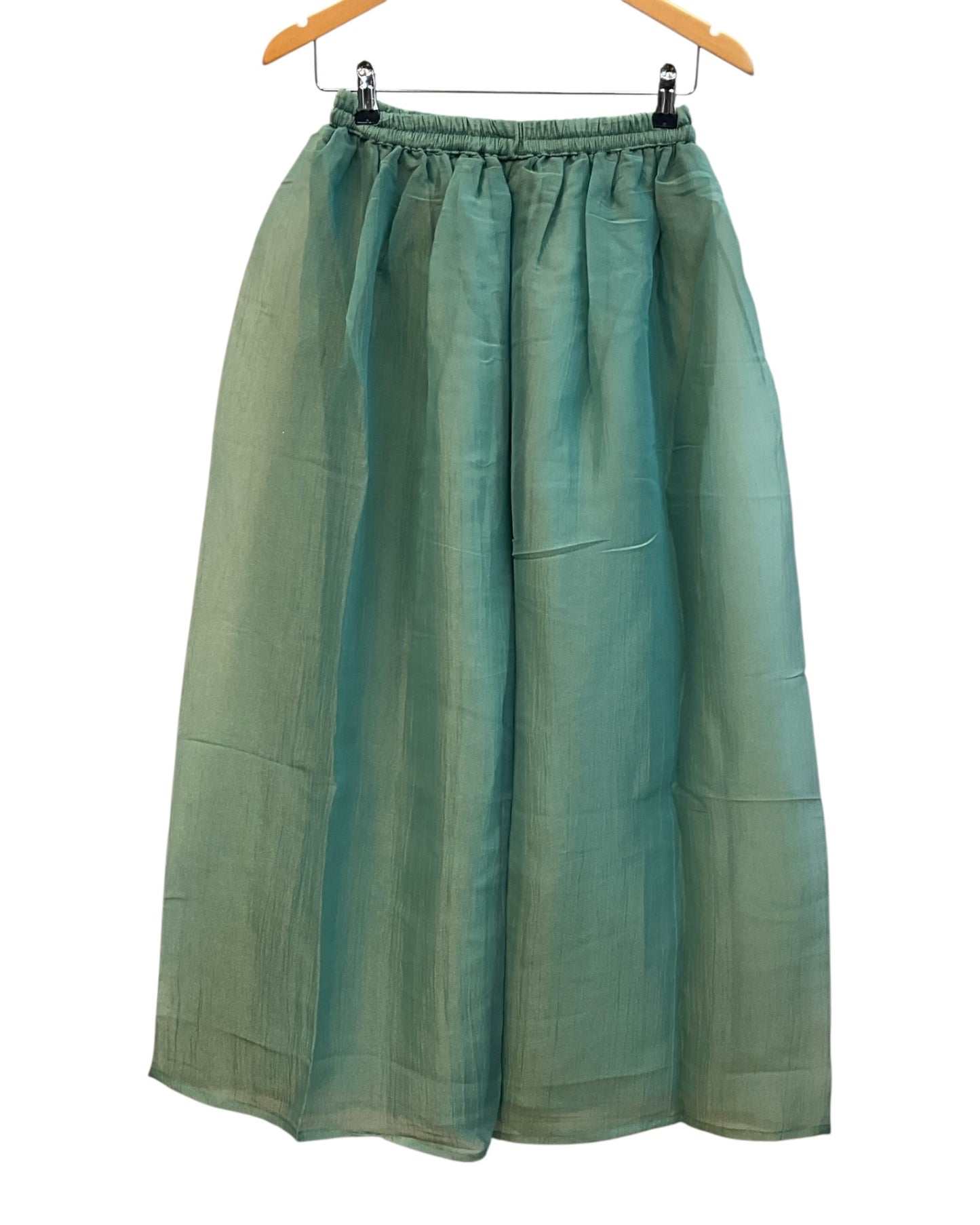 UK 12 / 38" - Sea Green - Ladies Sharara / Palazzo Trousers Suit - UK Stock - Sangeet / Henna / Weddings - DIL13113 TT