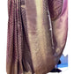 Purple - Fancy Banarasi Saree with Blouse Piece - UK stock - 24hr Dispatch - SP250630 KC