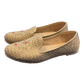Gold Embroidered - Loafer Style Mojri - Indian Mens shoes - Mojari , Khossay -  Sherwani / Kurta - PAL2603 C