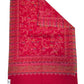 Coral  - Soft Art Wool Handloom Woven Shawl -  11C24 NTC2413 COR2