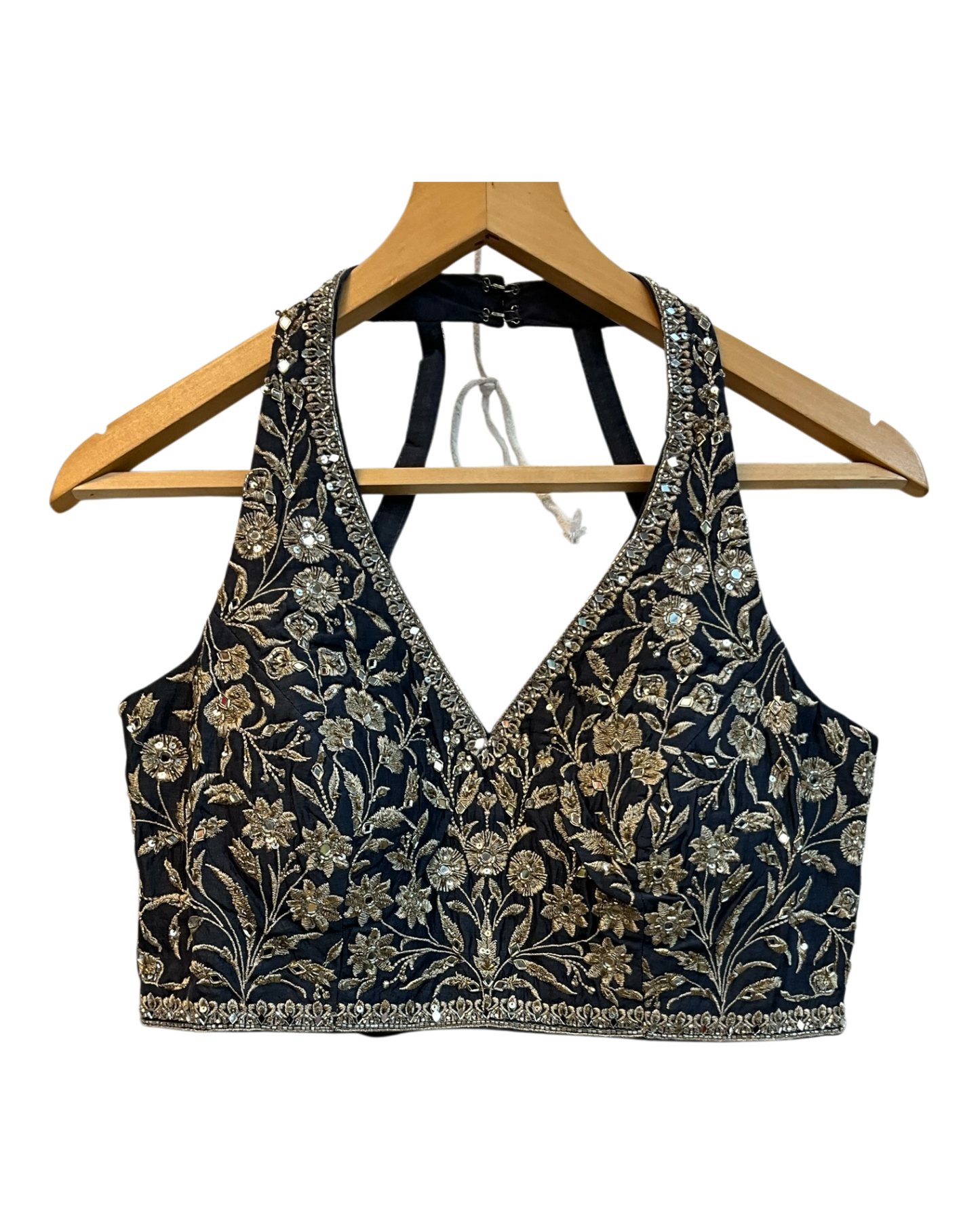 UK 12 / 38" - Navy Blue - Designer Ladies Indian Short Top Palazzo Trousers Suit - UK Stock - 2/3 days delivery - VMK COBRA CY