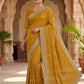 Haldi Yellow - Fancy Party Saree with Blouse Piece - UK stock - 24hr Dispatch - SP2603 VY