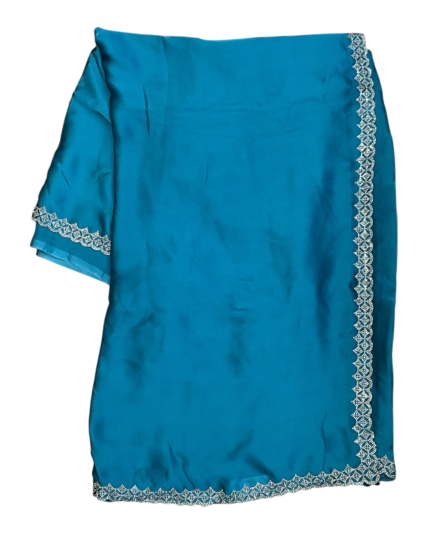 Light Turquoise - Fancy Party Saree with Blouse Piece - UK stock - 24hr Dispatch - SP2623 VY