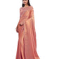 Peach - Chiffon Saree with Fancy Ready made Blouse - SS29006  TT 0624