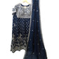 Dark Teal - Ready Made Lehenga Set - Size 12 - 38"(Loosen up to 14) ) UK Stock - 24h Dispatch - KTC24501  TJ 0524