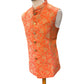 Burnt Orange - Rich Brocade - Mens Traditional Waistcoat - UK Stock - VNS-JKT01 10KK25