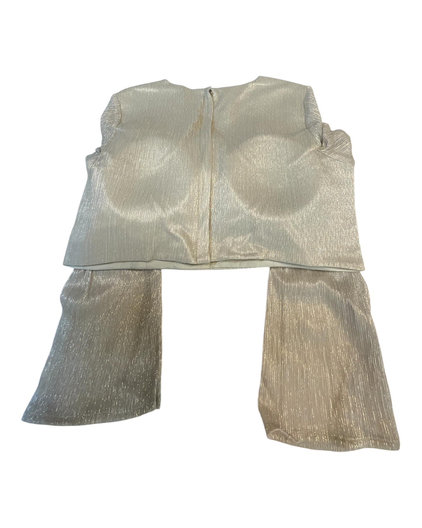Size 42" / UK 16 - Champagne - Long Sleeve High Back Saree blouse with cups - UK Stock - Quick Delivery - RNK - N552A-KR