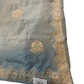 Light Blue - Saree with Thread / Stone Work and Blouse Piece - UK stock - 24hr Dispatch - SP2613 VY