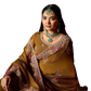 Dark Gold - Fancy Party Saree with Blouse Piece - UK stock - 24hr Dispatch - LTF901 07VV26