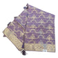 Lilac / Purple - Handloom  - Chiffon Banarasi Saree with Blouse Piece - JOH1601  10TY25