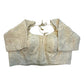 38" & 42" - Cream / Champagne - Banarasi Brocade Saree / Lehenga Blouse -UK Stock - Quick Dispatch - X1212 08H25