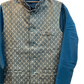 Teal Blue - Mens Indian Waistcoat & Kurta Set - UK Stock - 24 hr Dispatch - KCS4010 03VJ26