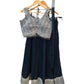 Size 12 / 38" Bust - Petrol Navy Blue - Ready Made Lehenga Set - UK Stock - 24h Dispatch - KTC2461 TY 0125