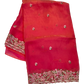 Coral Pink - Fancy Party Saree with Blouse Piece - UK stock - 24hr Dispatch - LTF4603 07VY26