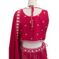 Size 14 / 40" Bust - Fuchsia Magenta - Ready Made Lehenga Set - UK Stock - 24h Dispatch - KTC24308 TY