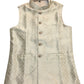 Gold - Rich Banarasi Brocade Handloom Brocade Mens Waistcoat - UK Stock- Dispatch in 24 hrs - KCS241108 KP