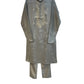 Light Grey - Cotton Silk Mens Indian Kurta set - Weddings / Walimas , Sangeet, Eid, Mehndi / Henna - KCS1018 06KH26