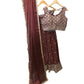 Rust - Ready Made Lehenga Set - Size 12 - 38"(Loosen up to 14) ) UK Stock - 24h Dispatch - KTC24305  TY 0524