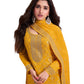 Haldi Yellow - Simple / Classy Silky Ladies Indian Salwar Suit with Rich Dupatta - Available in Sizes 10,14 & 18 - VF69183 TY 0924