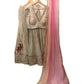 Champagne / Beige - Designer Silky Lehenga Set - Weddings , Sangeet,  Henna, Haldi - 24h Dispatch - ZC2401 KVY 0124