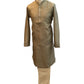 Champagne - Silky -  Mens Indian Kurta set - Weddings / Walimas , Sangeet, Eid, Mehndi / Henna - NAD2511 01KJ25
