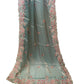 Grey - Pastel Sequins Silky Saree with Blouse Piece - MF3793 TP 0824