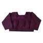 Wine - Silky Saree blouse with cups,  Long Sleeves, High Back - 38" - UK Stock - Quick Delivery - RNK - R231F-A