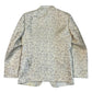 Cream - PREMIUM Slim Fit Mens Contrast Brocade BandhGala / Prince / Chinese Collar Jacket - Fantastic Fit - VNS-JOD7910/1 10VC25