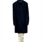 Navy Blue - Lucknawi Chikankari Chiffon Self Sequins Mens Indian Kurta set - Weddings / Walimas , Sangeet, Mehndi / Henna , Eid / Diwali - SHU2608 05KP26
