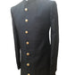 Black - Classic Self Brocade Sherwani with Gold Buttons -  BS786 JP 0823