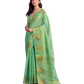 Apple Green - Traditional Silky Fancy Saree with Blouse Piece - UK Stock - 2/3 days Delivery  12KT25 RP478