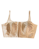 Rose Gold - Rich Banarasi Thin Strap Designer Saree blouse with cups, 38" - UK Stock - Quick Delivery - RNK - R651- H