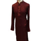 Maroon - Fantastic Mens Indian Kurta set - Weddings / Walimas , Sangeet, Eid, Mehndi / Henna - NAD2404 08KA24