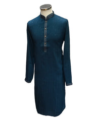 Teal - Fantastic Mens Indian Kurta set - Weddings / Walimas , Sangeet, Eid, Mehndi / Henna - NAD2405 08KA24