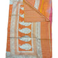 Light Orange - Classic Banarasi Soft Silky Saree with Blouse Piece - UK stock - 24hr Dispatch - UST2501 VT