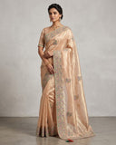 Baby Pink - Fancy Party Saree with Blouse Piece - UK stock - 24hr Dispatch - SP2602 VH
