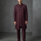 Dark Wine / Maroon - Mens Double Layered Sherwani / Indo-Western - Fantastic Value - KCS6625 06TT26