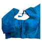 Dark Turquoise / Peacock Blue - HYBRID Silky Saree blouse - With Elastic on both side for Great fit - Size 36",38", 40" S M L  - VAM1216 Ap