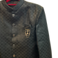 Black - PREMIUM Slim Fit Mens Self Brocade BandhGala / Prince / Chinese Collar Jacket - Fantastic Fit - CS2702 09TY26
