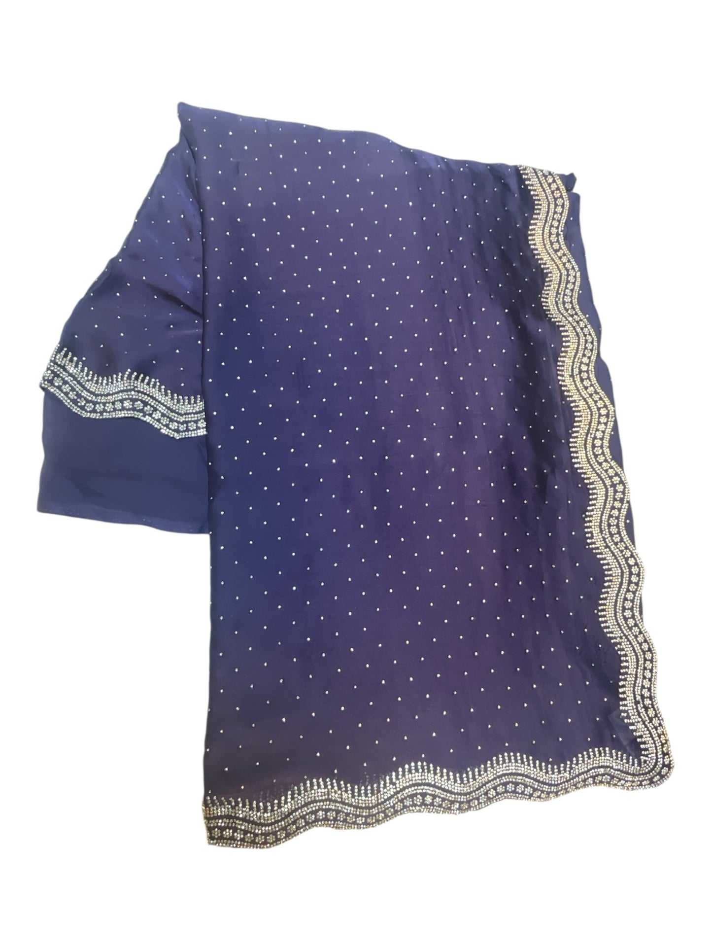 Wine - Fancy Party Saree with Blouse Piece - UK stock - 24hr Dispatch - SP2611 VP