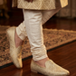 Very Comfortable Dark Gold Brocade Loafer Style Mojri - Indian Mens shoes - Mojari , Khossay -  YD2602