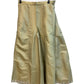 Gold - Ladies Medium Length Top Palazzo Trousers Suit - Size 12 (38") - KTC250149 TK