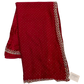 Red - Rich Saree with Stone Work and Blouse Piece - UK stock - 24hr Dispatch - RS2514 VC
