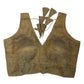 Dark Gold - Crushed Tissue Saree / Lehenga Blouse - With Cups - Margin to loosen - UK Stock - AF2341 C 1224