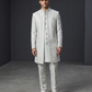 Pastel Grey - Mens Double Layered Sherwani / Indo-Western - Fantastic Value - KCS6625 06TT26